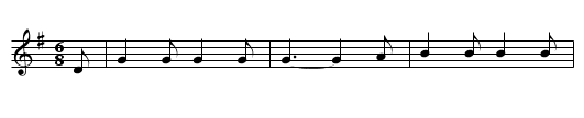 The Farmer in the Dell - staff notation