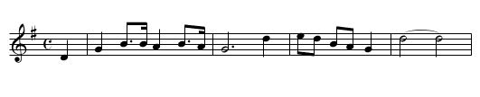 The Farmer's Boy - staff notation