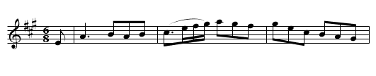 The Fat Man's Fancy (jig)      0907 - staff notation