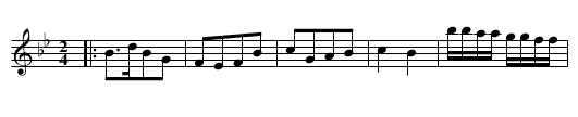 the Feathers - staff notation