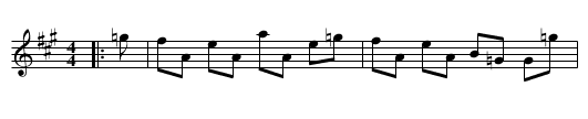 The Fekyet - staff notation
