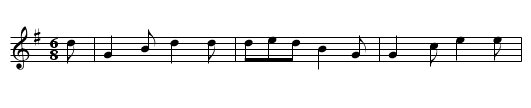 the Feller from Fortune - staff notation