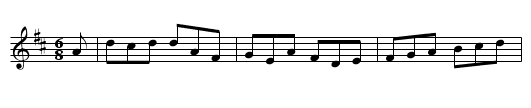 The Female Rake - staff notation