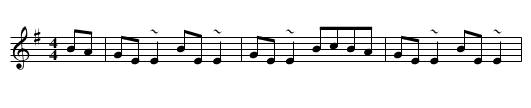 The Fermoy Lasses - staff notation