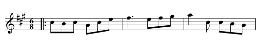 The Ferry - staff notation