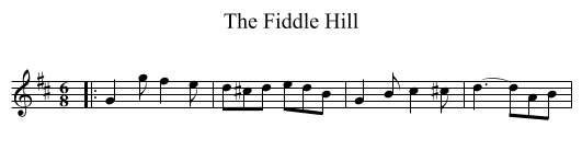 The Fiddle Hill - staff notation