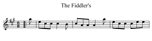 The Fiddler's - staff notation