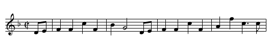 (the) Fidler's Morris - staff notation