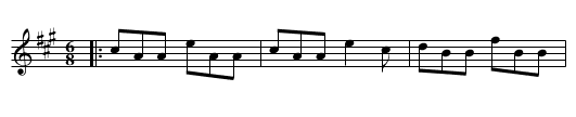 The Fidlers Whim - staff notation