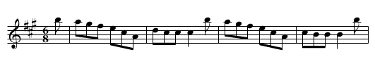 The Field of Flowers - staff notation