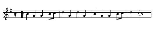 the Fingalians' Dance. - staff notation