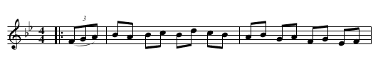 The Fire Fly Hornpipe - staff notation