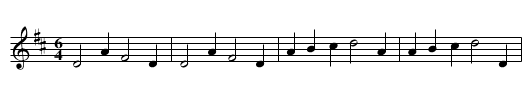 the First New Dutch Skipper - staff notation