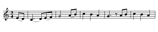 The First Noel - staff notation
