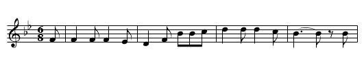 The Firth of Flaming Forth - staff notation