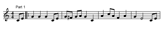 The Fisherman's Reel - staff notation