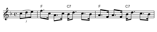 the Fishers Strathspey - staff notation