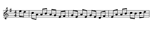 The Five-Leaved Clover - staff notation