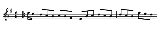 The Flaxdresser - staff notation