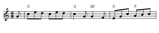 The Flight (C) - staff notation