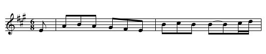 The Flirtation - staff notation
