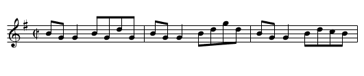 The Flogging Reel - staff notation