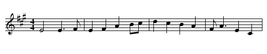 The Floo'ers o' the Forest [1] - staff notation