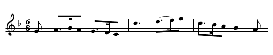 The Flower of Killarney - staff notation