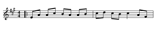 The Flower of the Flock - staff notation