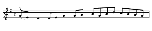 The FLOWERS OF EDINBURGH - staff notation