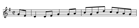 The Flowers of Edinburgh - staff notation