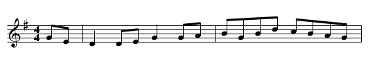 The Flowers of Edinburgh - staff notation
