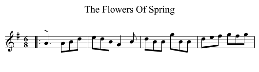The Flowers Of Spring - staff notation