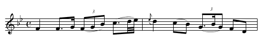 The Flowers of the Forest - staff notation