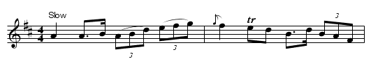 The Flowers of the Forrest - staff notation