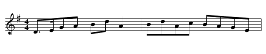 The Flying Squirrel - staff notation