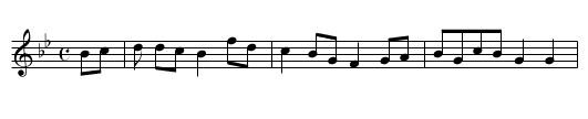 The Foggy Dew [3] - staff notation
