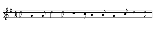 The Forfar Soldier - staff notation