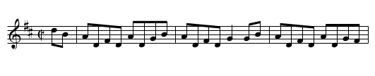The Four Courts  (1st Setting) (reel) 1396 - staff notation