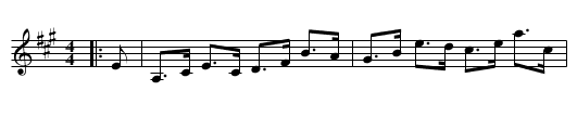 The Four Stringer - staff notation