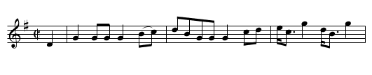 the FOURTH DRAGOON'S MARCH - staff notation