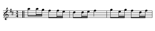 the FOX AND THE GRAPES - staff notation