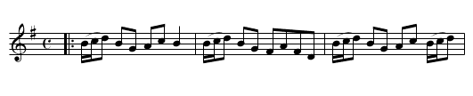 the Fox - staff notation