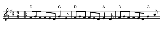 The Foxhunter's Jig - staff notation