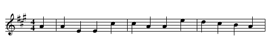 The Free Mason - staff notation