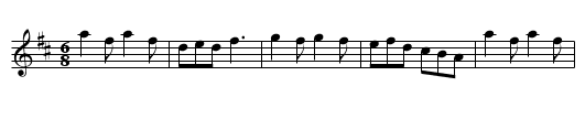 ... the French (title incomplete on photocopy) - staff notation