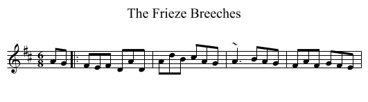 The Frieze Breeches - staff notation