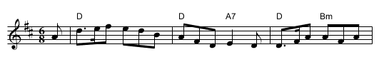 the Frost is All Over - staff notation