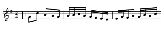 the Full Moon - staff notation