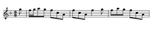 The Fumbler. - staff notation